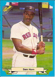 1988 Classic Blue Baseball Cards       204     Sam Horn